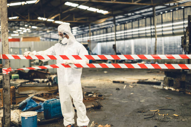 Professional Trauma Scene Cleanup technician working in Edgewater, CO